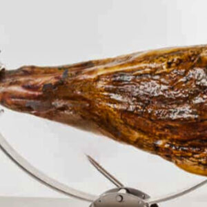 Jambon ibérique de bellota 50% pur race de Monesterio. Étiquette rouge